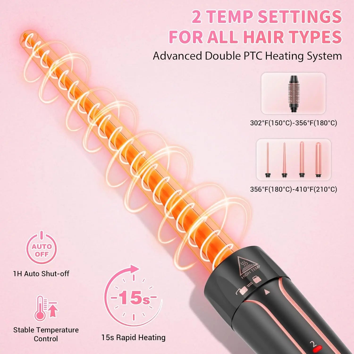 Hair Curler 5 in 1 Professional Curling Iron Hair Straightener Styling Tool For Professional Hair Dryer Household