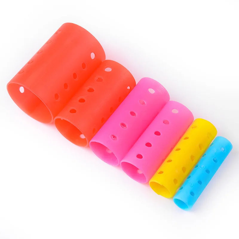 Hair Rollers Self Grip Hook Hair Curlers Heatless Hair Roller Salon Hair Dressing Curlers Jumbo Size Sticky Hair Styling Tools