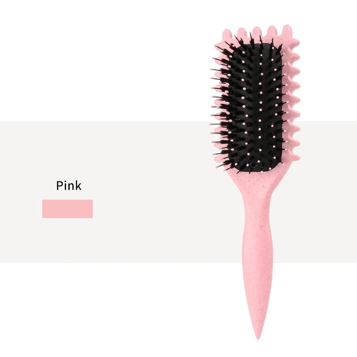 1PC Salon Styling Curly Hair Styling Brush Curl Hair Brush for Combing and Shaping Men's and Women's Curls Reduce Pulling Tools