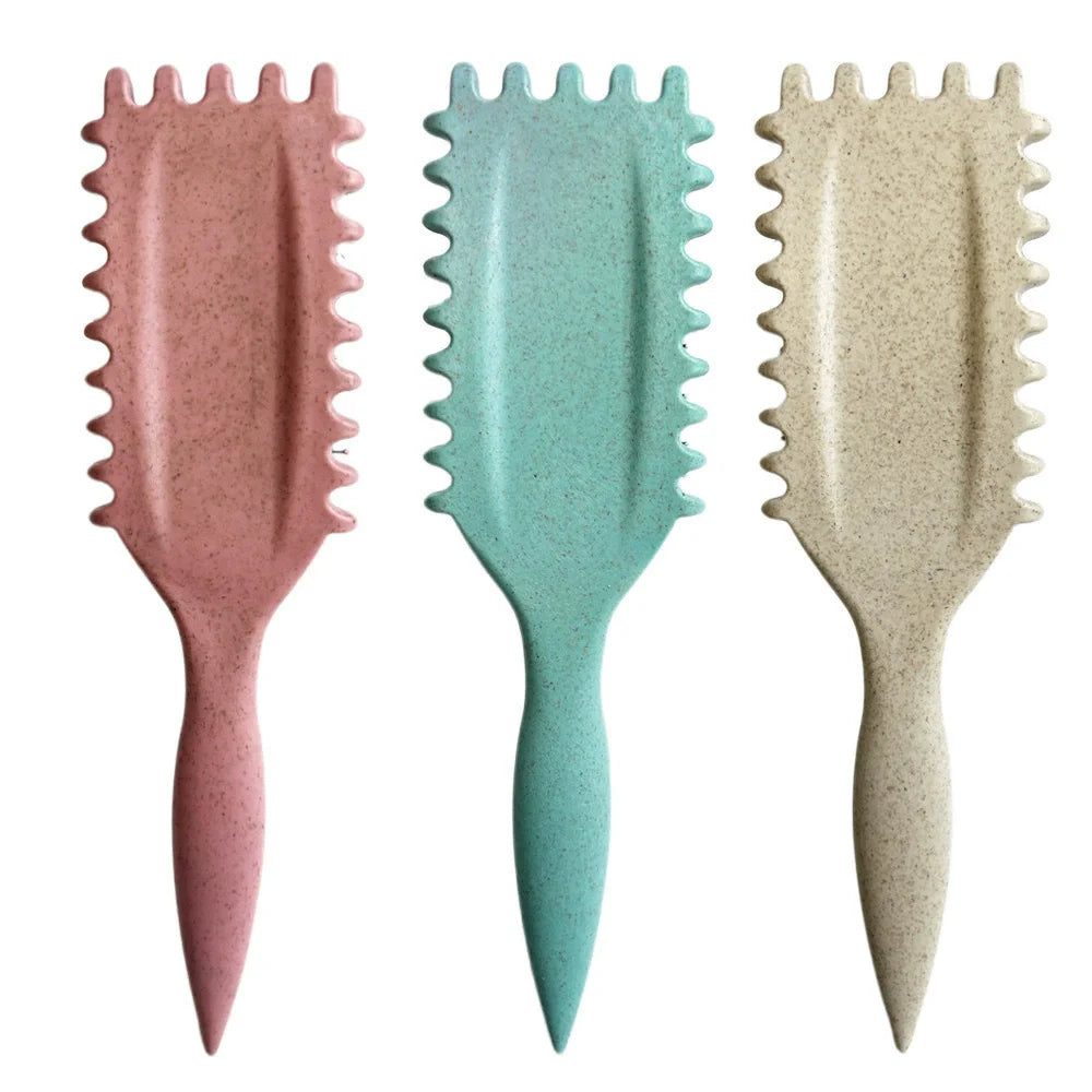 1PC Salon Styling Curly Hair Styling Brush Curl Hair Brush for Combing and Shaping Men's and Women's Curls Reduce Pulling Tools